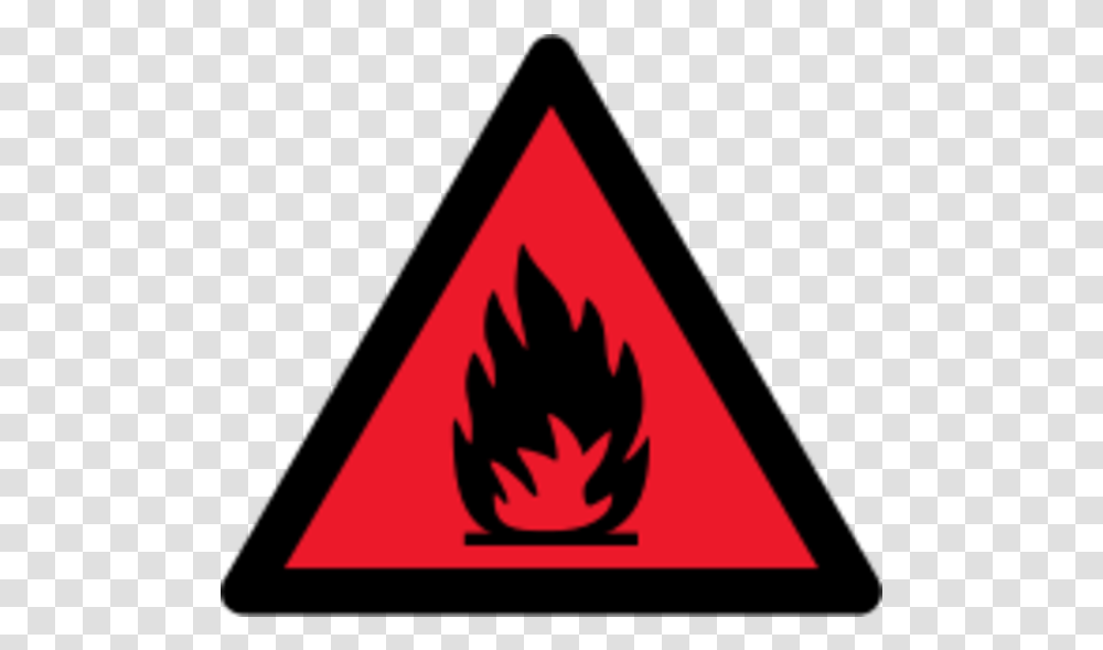 Fire Warning Sign Fire Warning Sign, Triangle, Symbol, Leaf, Plant Transparent Png