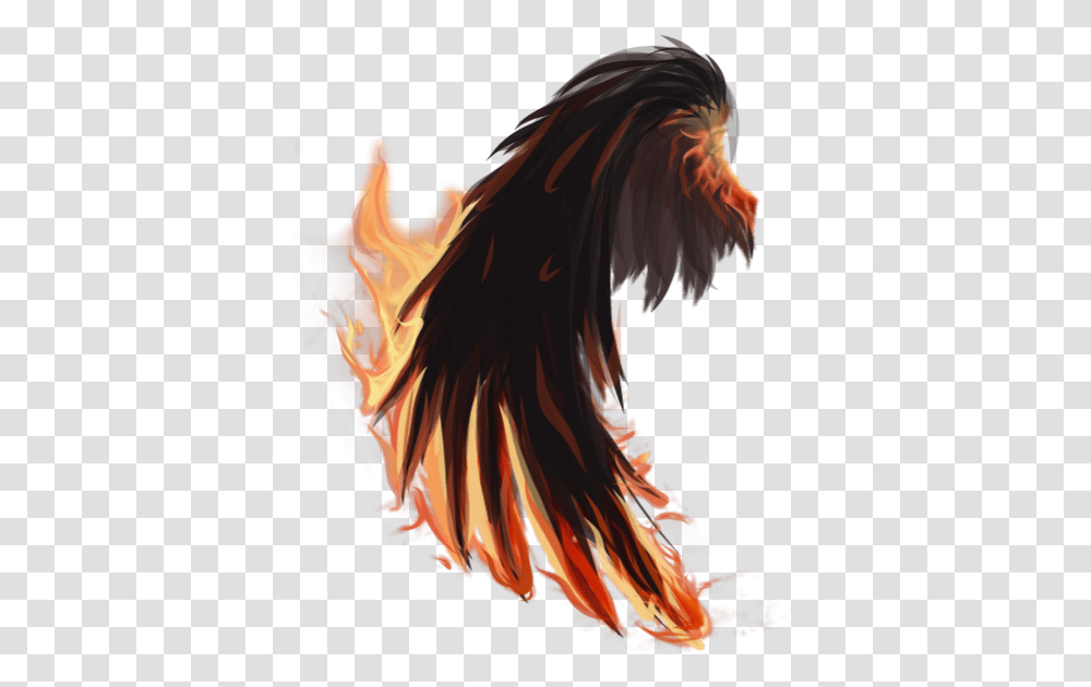 Fire Wings Firewings Tumblr Sticker Fire Wings, Person, Human, Dragon, Invertebrate Transparent Png