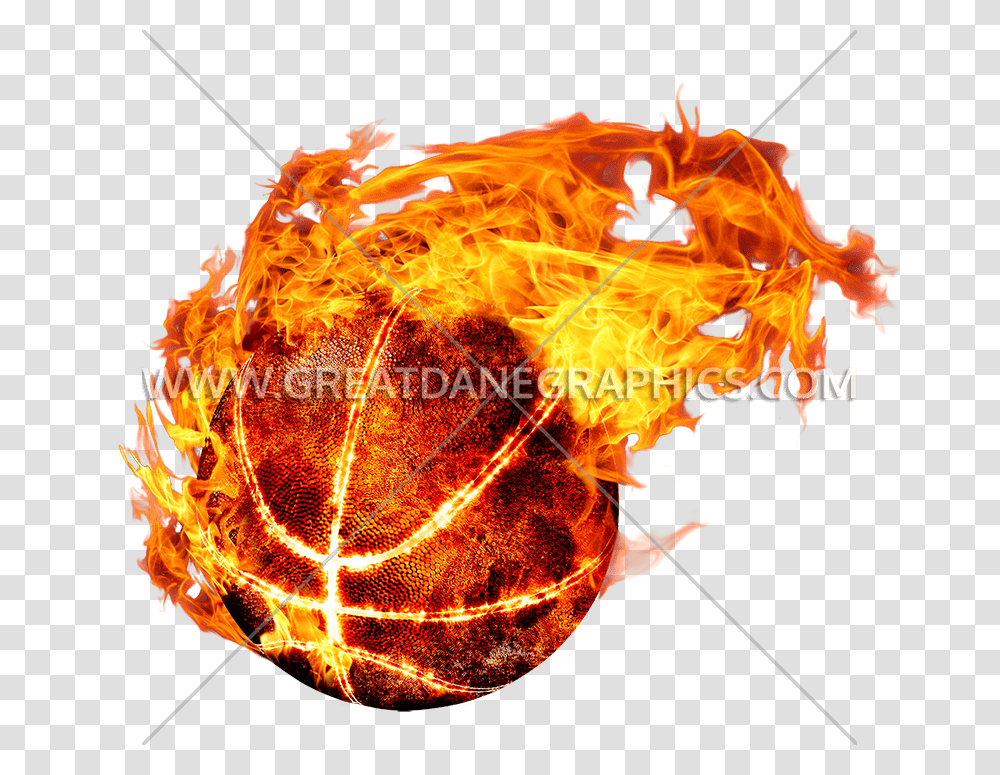 Fireball Basketball Basketball Fire Ball, Bonfire, Flame, Ornament, Pattern Transparent Png