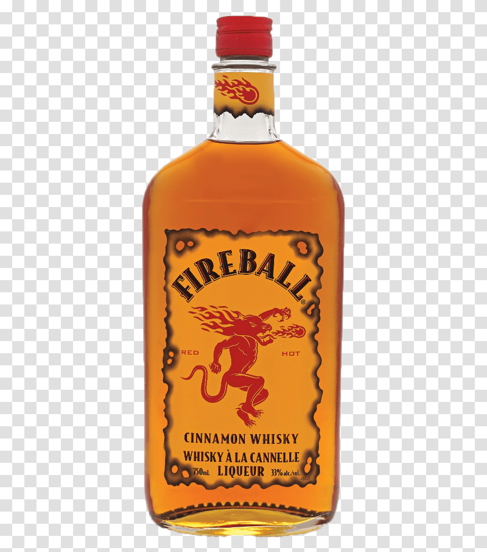 Fireball Cinnamon Whiskey 1l Fireball Cinnamon Whiskey, Liquor, Alcohol, Beverage, Drink Transparent Png