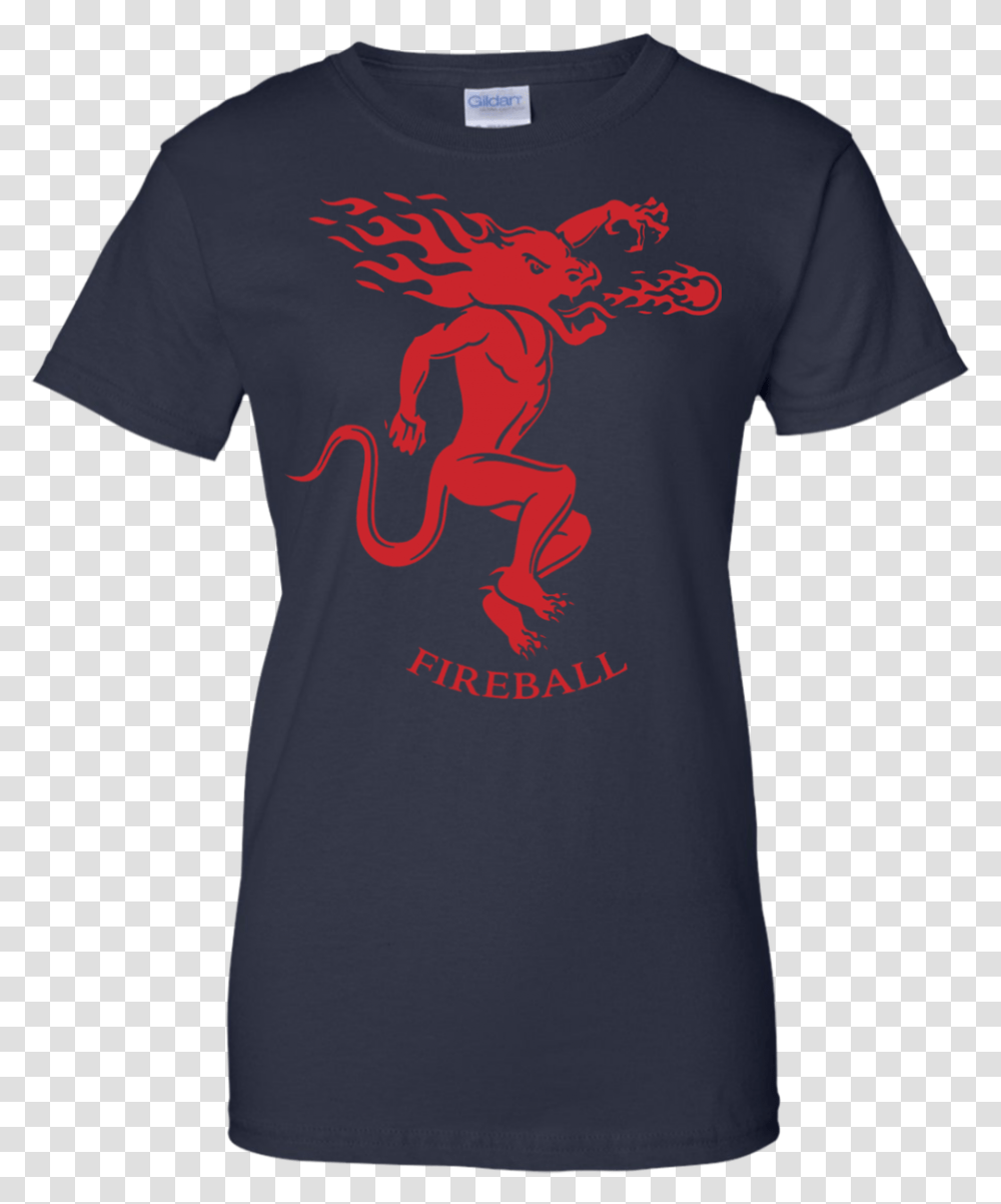 Fireball Cinnamon Whiskey Dragon T Shirt - Shirt Design Online, Clothing, Apparel, T-Shirt, Person Transparent Png