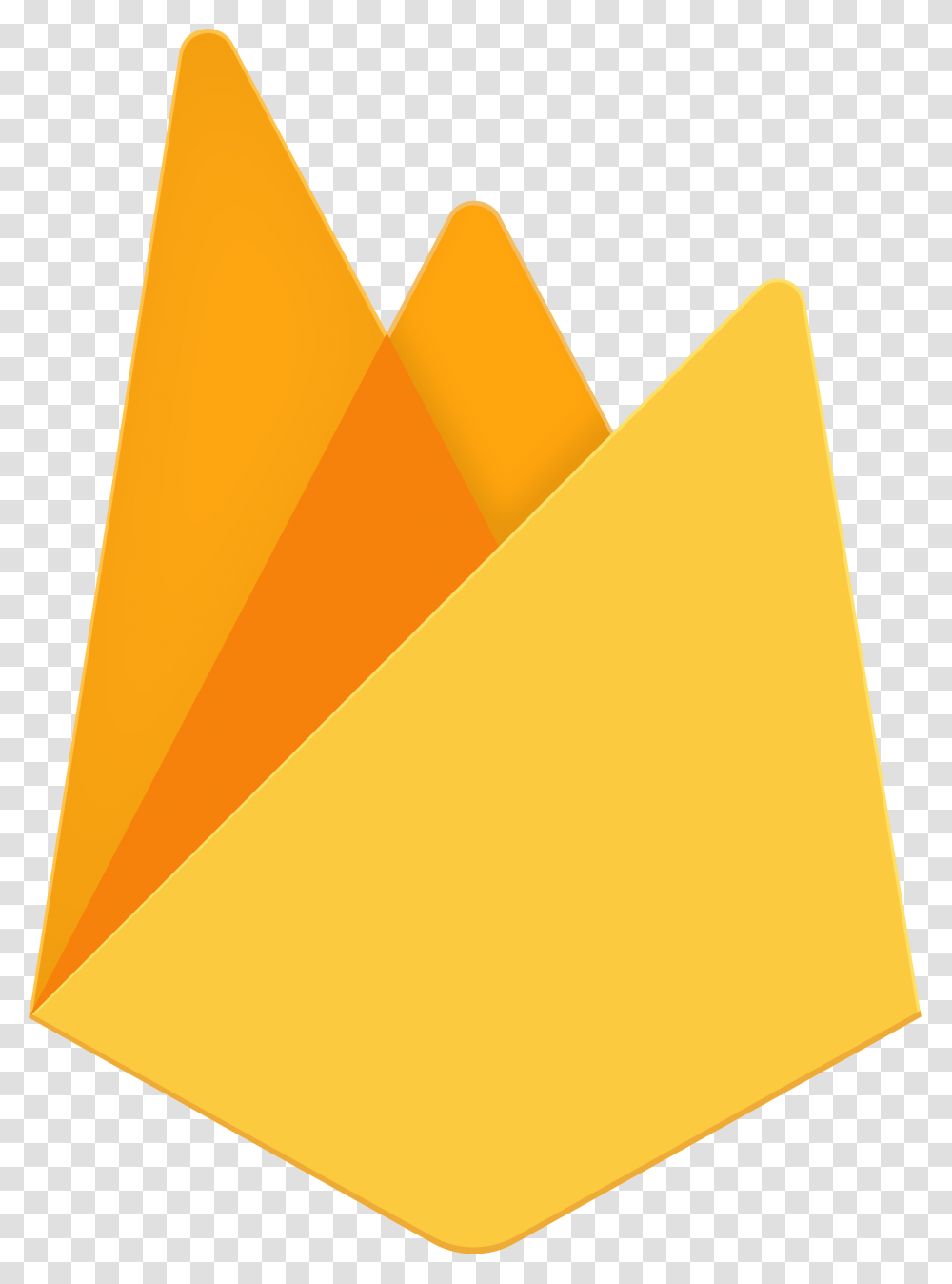 Firebase Logo Svg, Paper, Triangle Transparent Png