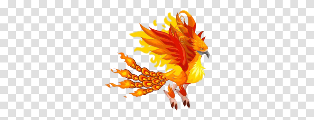 Firebird Drawing Flaming Bird Dragon Dragon City, Plant, Flower, Dahlia, Outdoors Transparent Png