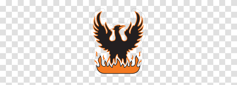 Firebird Mascot Sticker, Flame, Bonfire Transparent Png