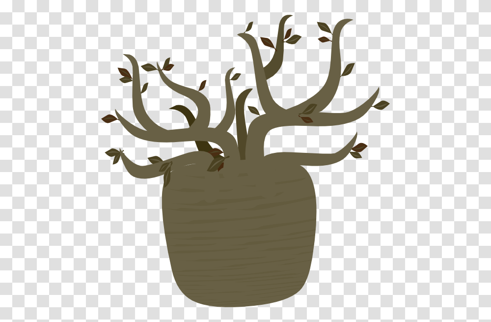 Firebog Sprout Svg Clip Arts Illustration, Plant, Antler, Tree, Coat Rack Transparent Png