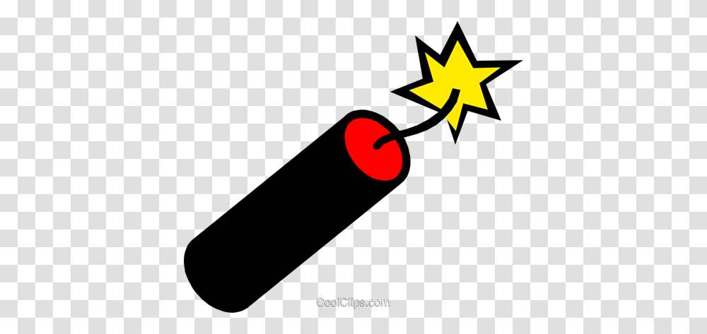 Firecracker Royalty Free Vector Clip Art Illustration, Bomb, Weapon, Weaponry, Dynamite Transparent Png