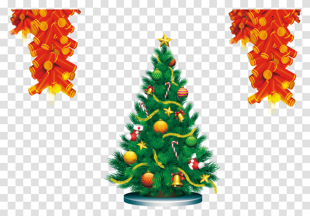 Firecracker Vector Ornament Christmas Tree, Plant, Adventure, Leisure Activities Transparent Png