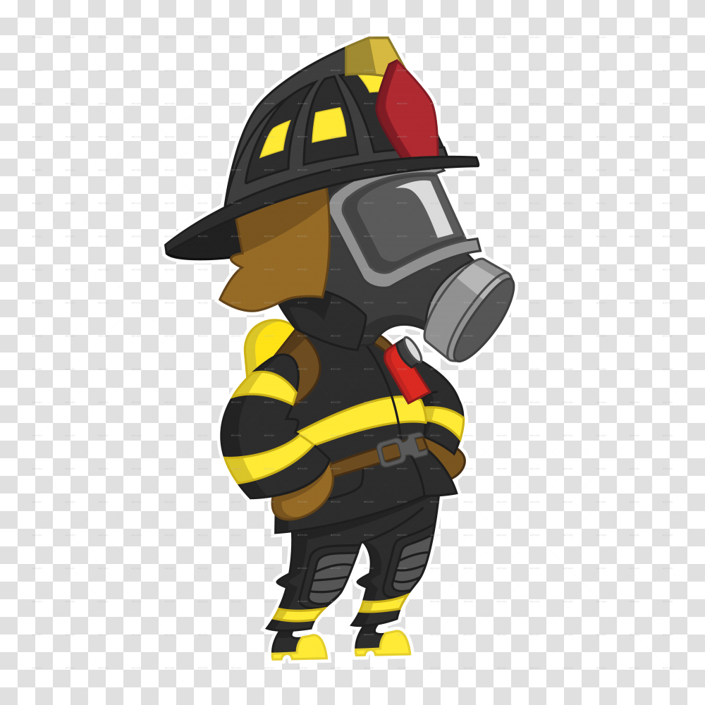 Firefighter Animation, Fireman, Helmet, Apparel Transparent Png