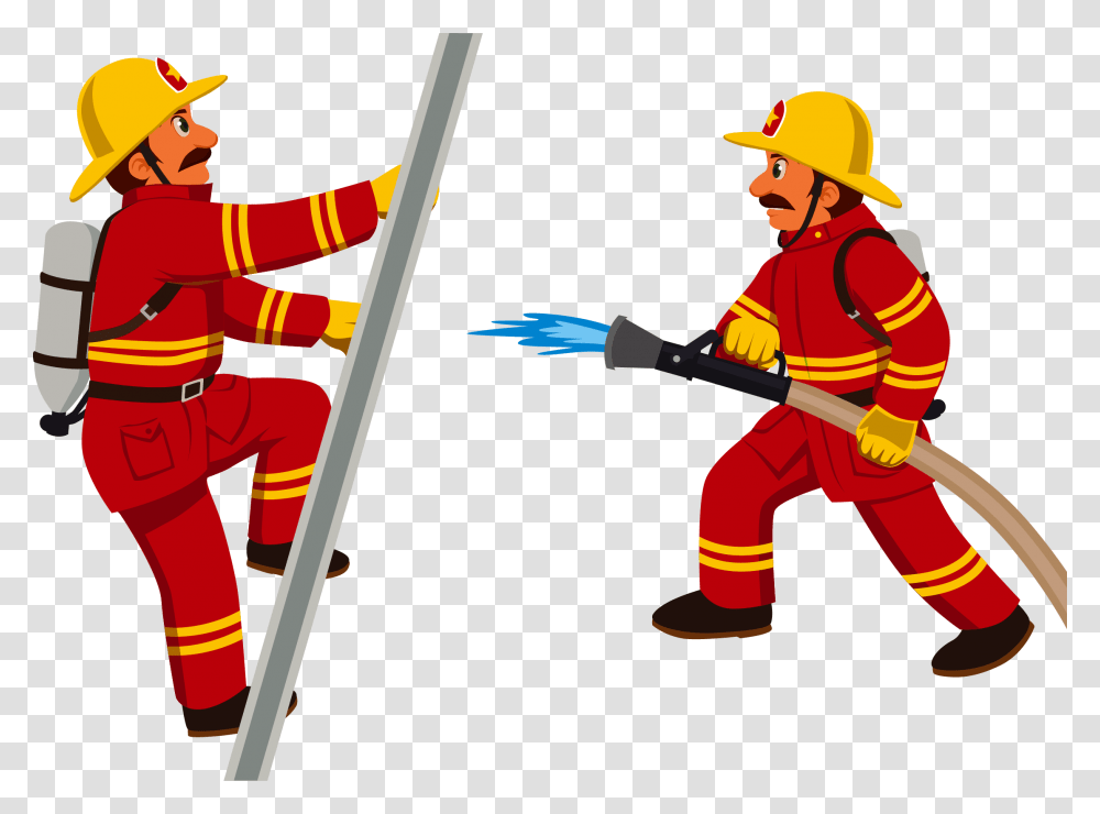 Firefighter Cartoon Fire Department Clip Art, Person, Human, Fireman, Helmet Transparent Png