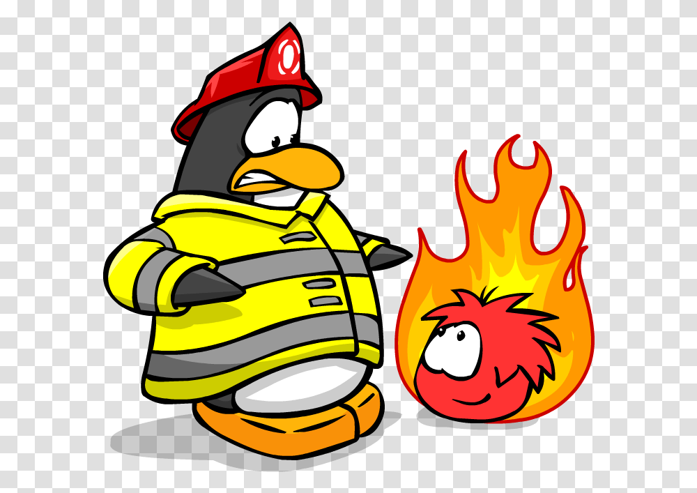 Firefighter Clipart Club Penguin Fire, Fireman, Flame Transparent Png