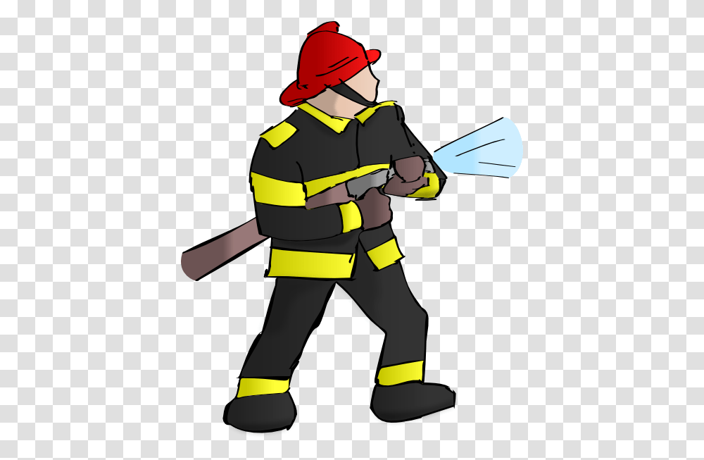Firefighter Clipart, Person, Human, Fireman Transparent Png