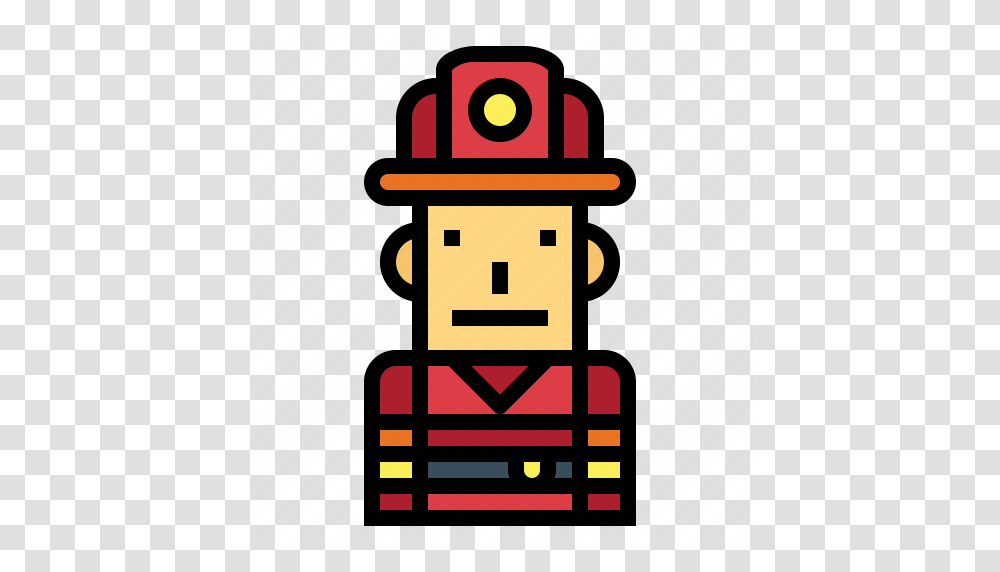 Firefighter Fireman Job Security Icon, Robot, Machine Transparent Png