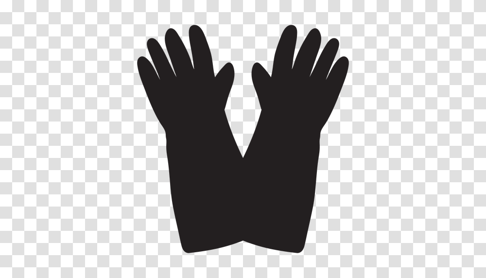 Firefighter Gloves Icon, Apparel, Hand, Silhouette Transparent Png