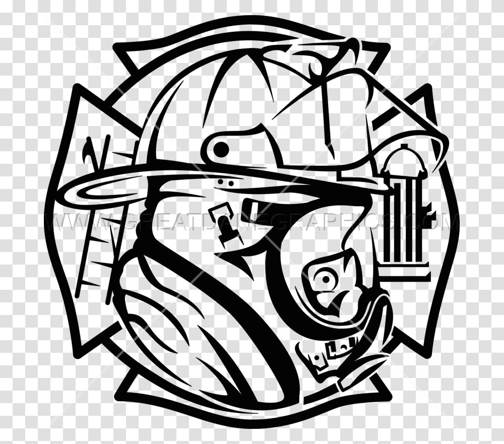 Firefighter Maltese Cross Clipart Download Volunteer Fire Department Logo, Clock, Analog Clock Transparent Png