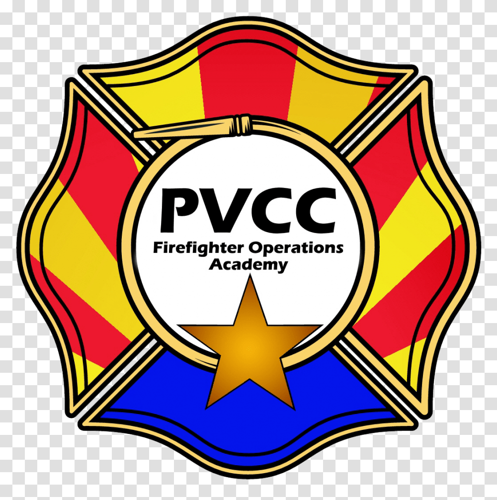 Firefighter Operations Academy Pvcc, Logo, Trademark, Badge Transparent Png
