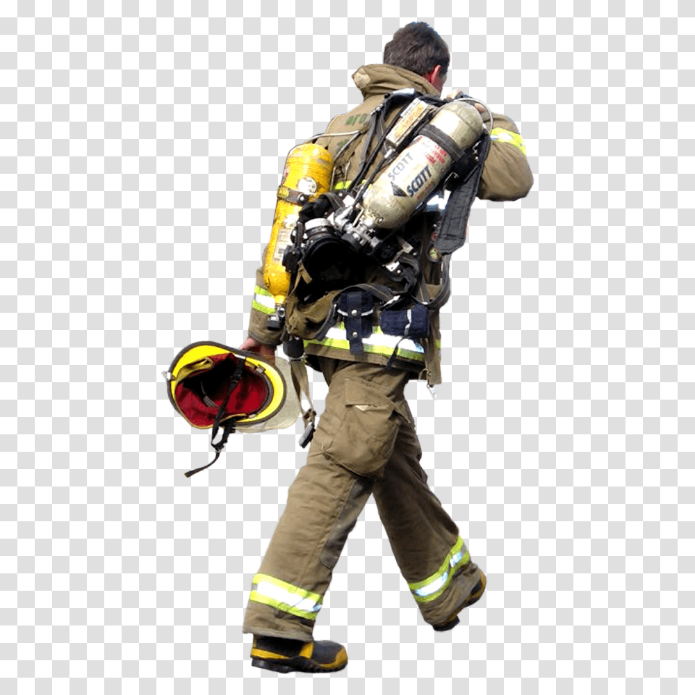 Firefighter, Person, Human, Fireman, Helmet Transparent Png