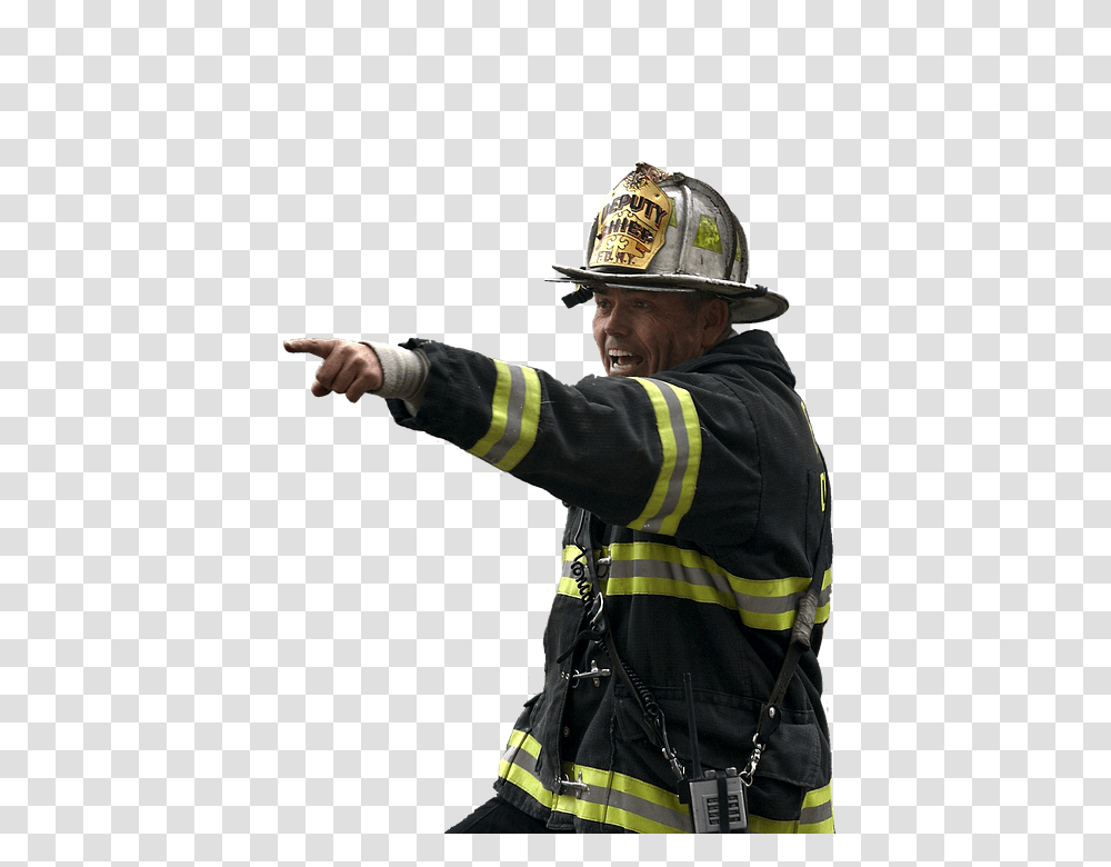 Firefighter, Person, Human, Fireman, Helmet Transparent Png