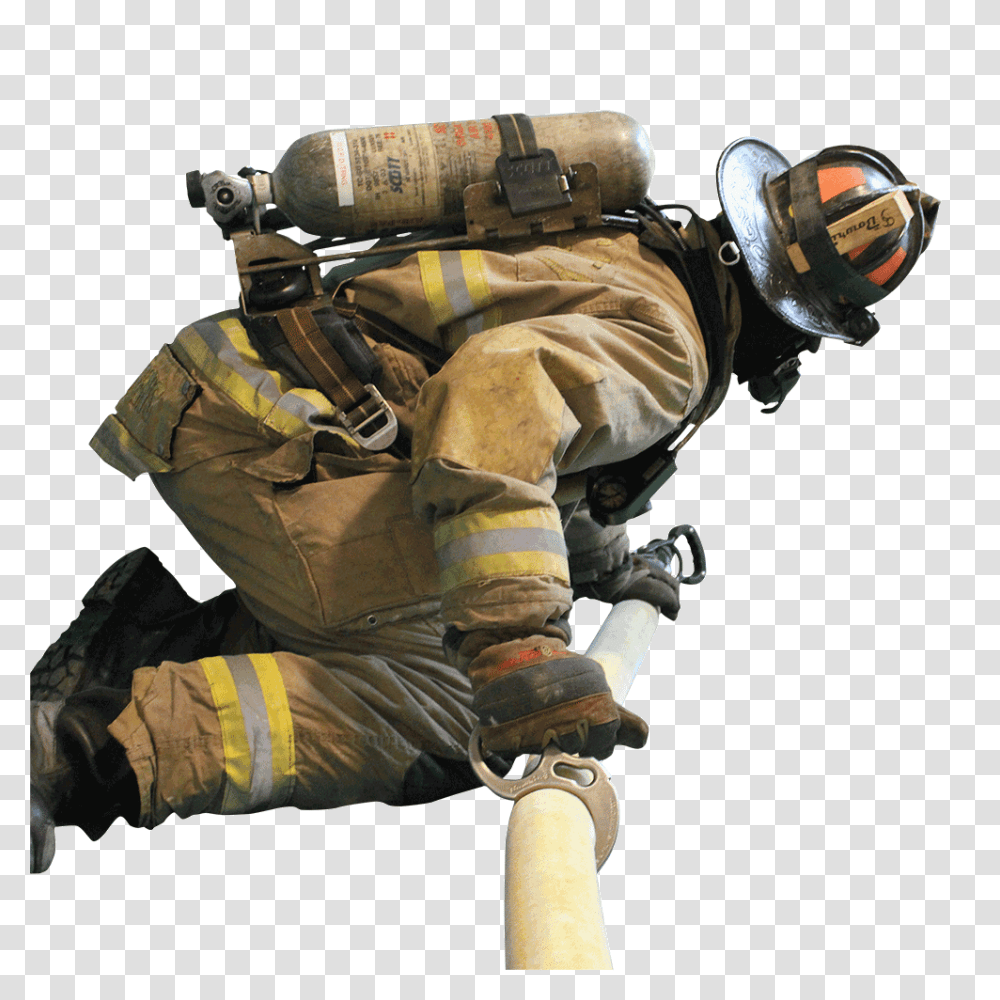 Firefighter, Person, Human, Fireman, Helmet Transparent Png