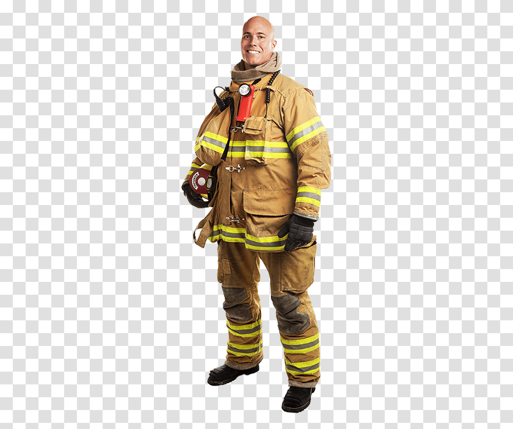 Firefighter, Person, Human, Fireman Transparent Png