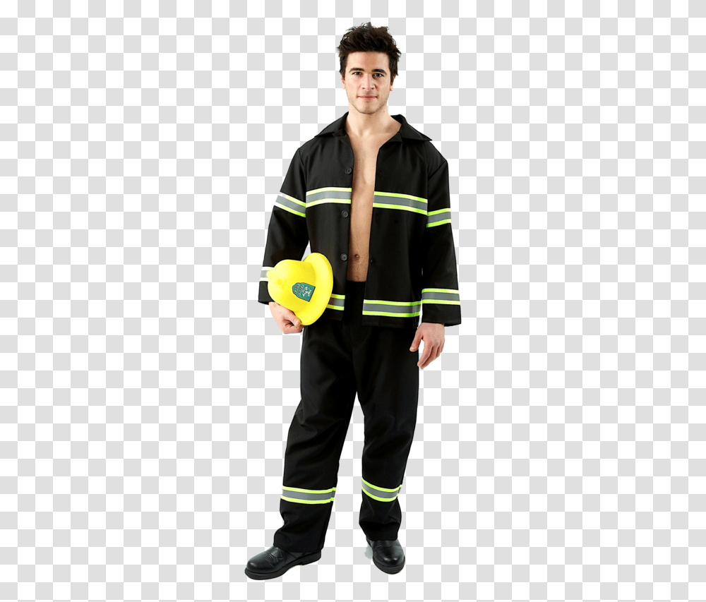 Firefighter, Person, Human, Fireman Transparent Png