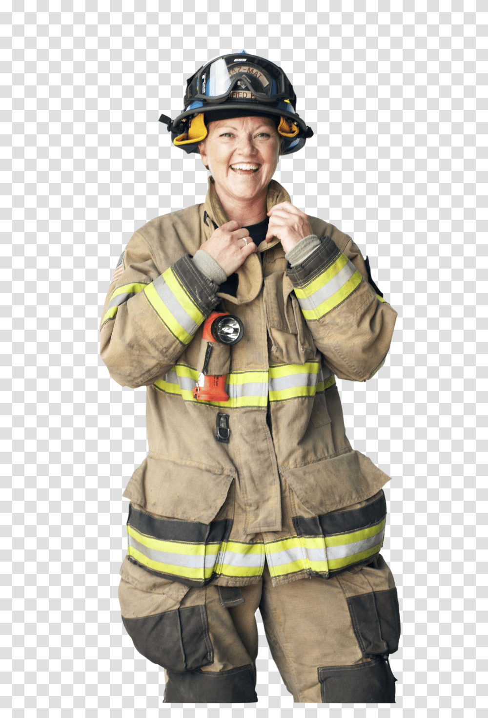 Firefighter, Person, Human, Helmet Transparent Png