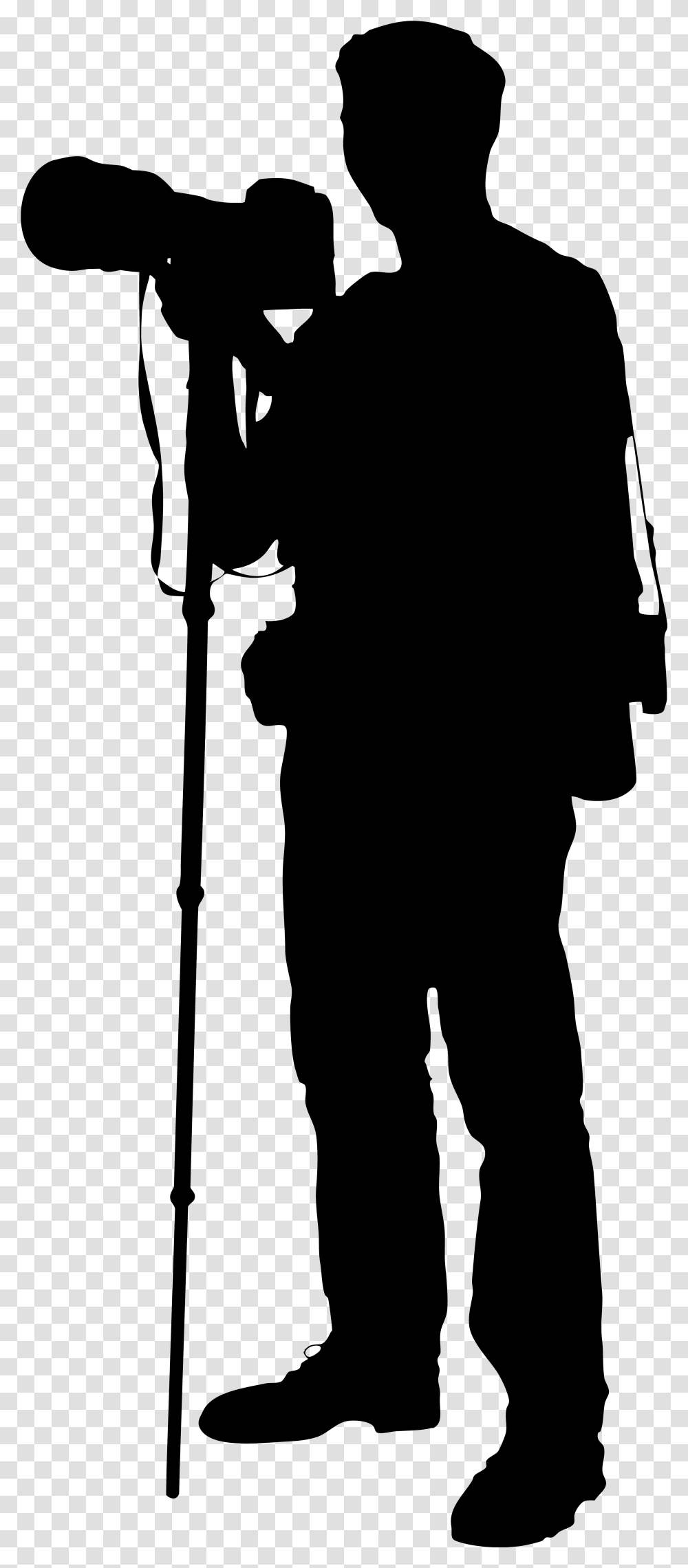 Firefighter Silhouette Photographer Clipart, Gray, World Of Warcraft Transparent Png