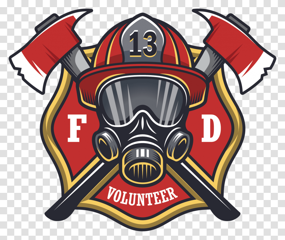 Firefighter Sticker Decal Fire Department Firefighter Logo Vector, Fireman Transparent Png