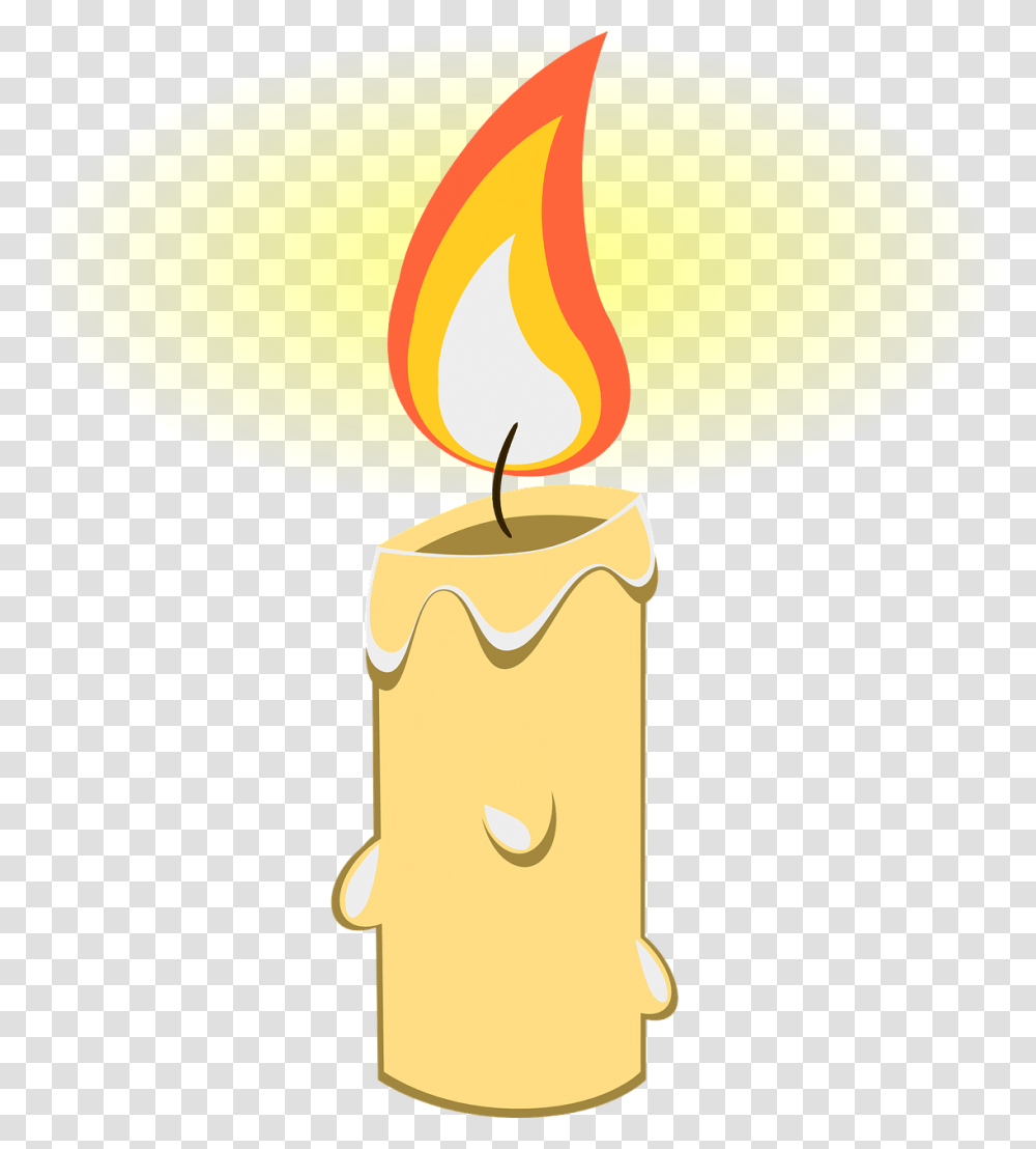 Fireflamebirthday Candle Clipart Of Candle, Lamp, Light Transparent Png
