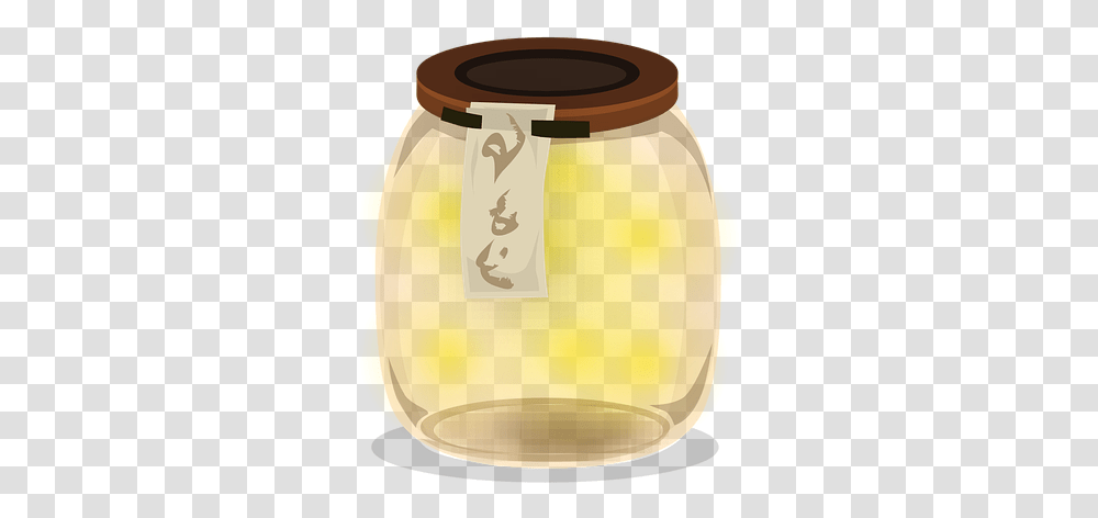 Fireflies Jar Evening Bug Insect Light Night Fireflies In A Jar, Lamp, Beverage, Drink, Vase Transparent Png