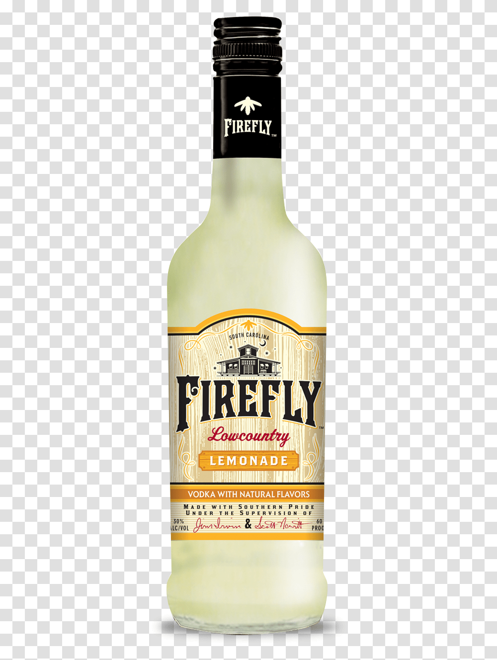 Firefly Lemonade Vodka Firefly Lowcountry Sweet Tea Vodka, Alcohol, Beverage, Drink, Liquor Transparent Png