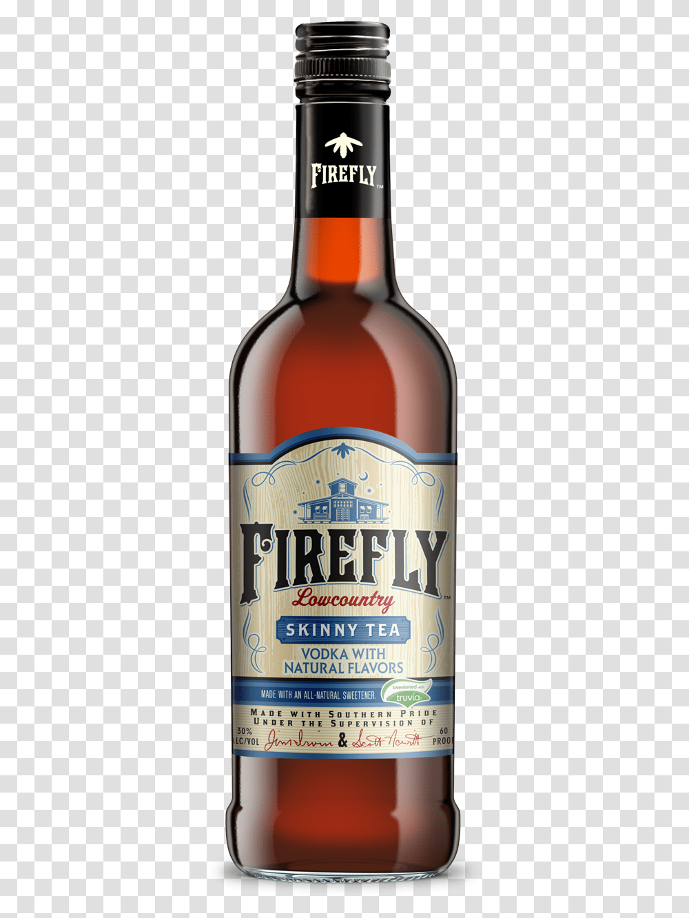 Firefly Skinny Tea Flavored Vodka Firefly Lowcountry Sweet Tea Vodka, Alcohol, Beverage, Drink, Beer Transparent Png