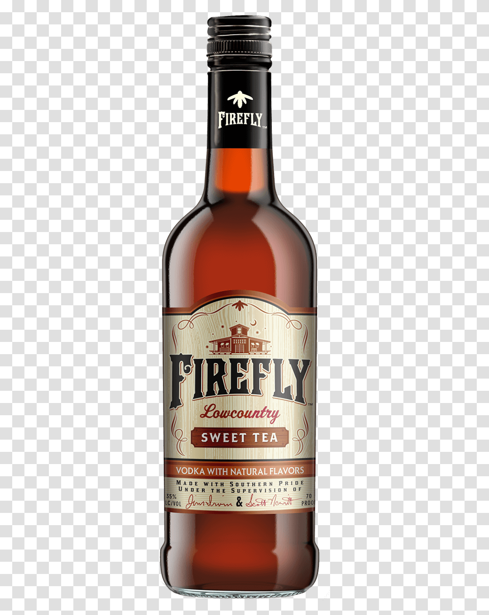 Firefly Spirits Sweet Tea Vodka Firefly Lowcountry Sweet Tea Vodka, Alcohol, Beverage, Drink, Liquor Transparent Png