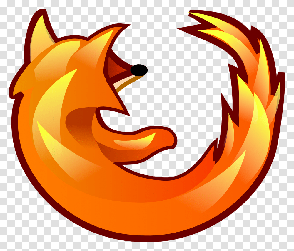 Firefox Fox Browser Logo Icon Symbol Red Orange Mozilla Firefox, Dragon Transparent Png