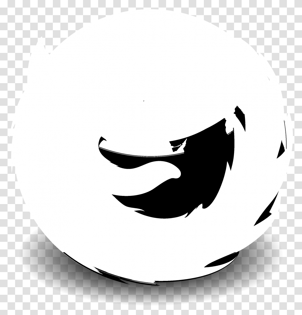 Firefox Logo, Stencil, Trademark Transparent Png