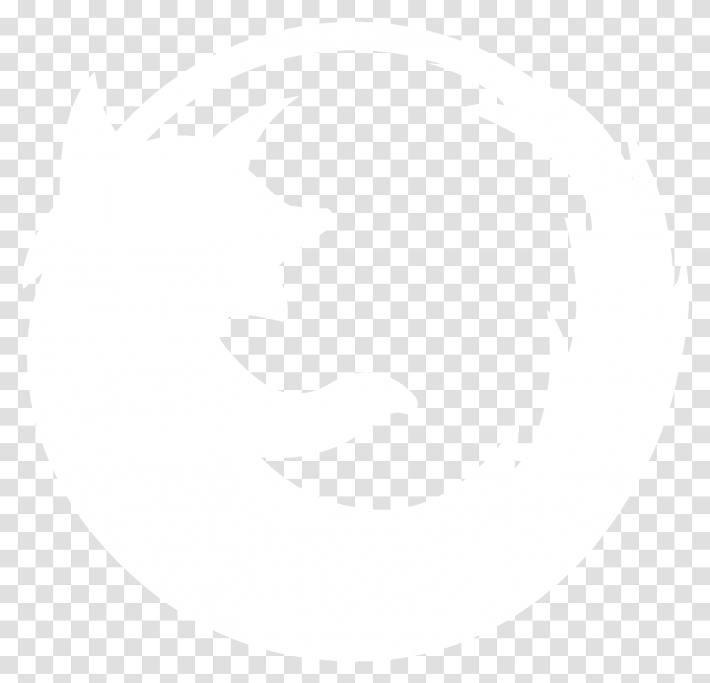 Firefox Logo White Clipart Download, Trademark, Stencil, Label Transparent Png