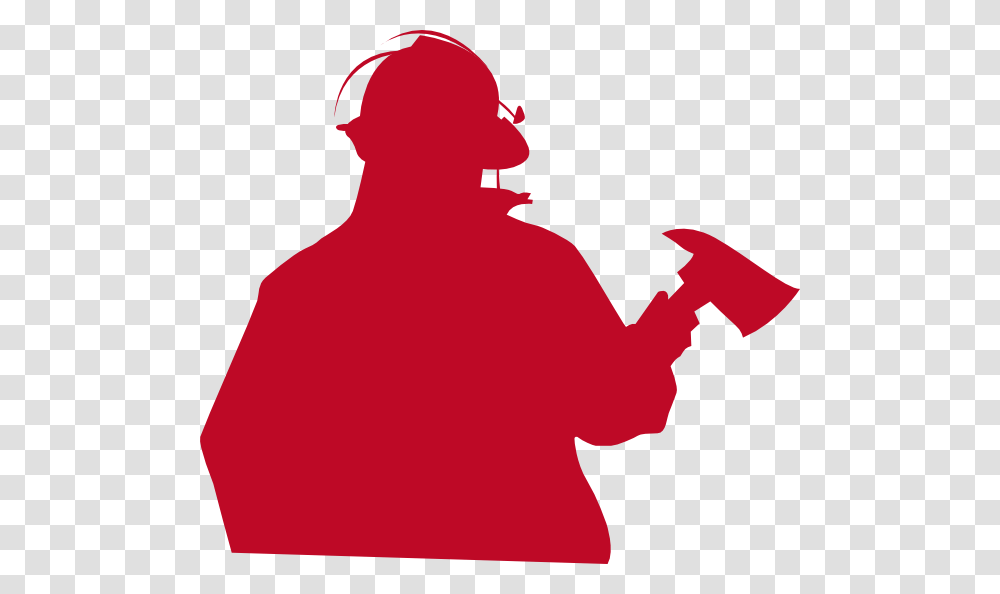 Fireman Clip Art, Person, Human, Silhouette Transparent Png