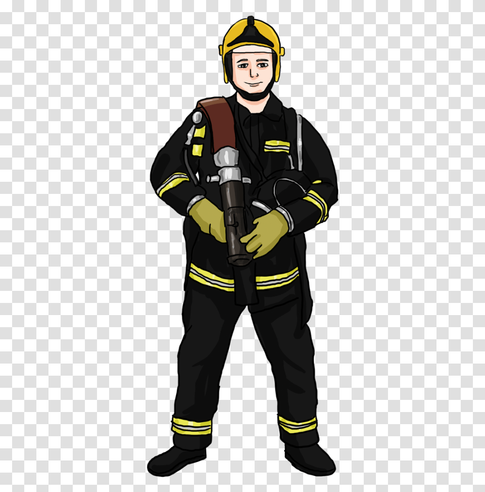 Fireman Clipart Vector Fireman Clipart, Person, Human, Helmet, Clothing Transparent Png