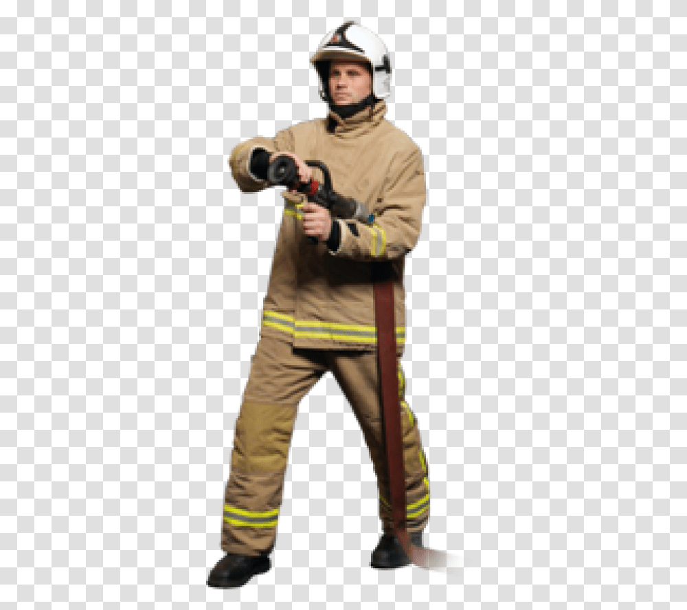 Fireman, Person, Human, Helmet Transparent Png