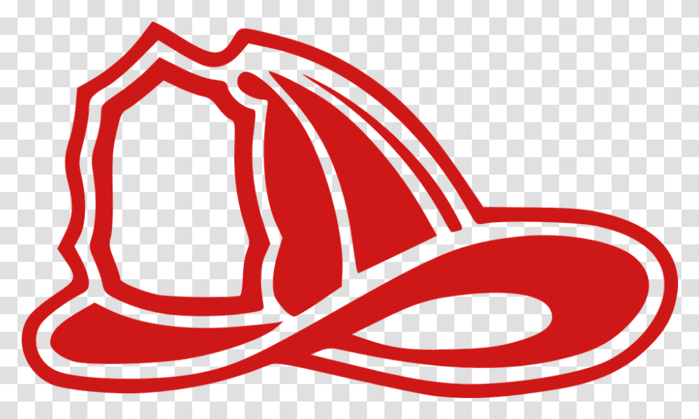 Fireman Red Fire Helmet Vector Fire Fighter Helmet, Symbol, Logo, Trademark Transparent Png