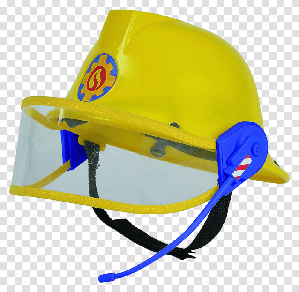 Fireman Sam Rescue Helmet With Microphone And Visor, Apparel, Hardhat Transparent Png