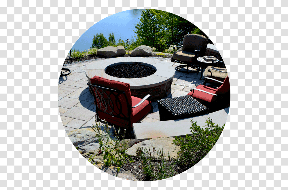 Firepit Backyard, Furniture, Patio, Chair, Couch Transparent Png