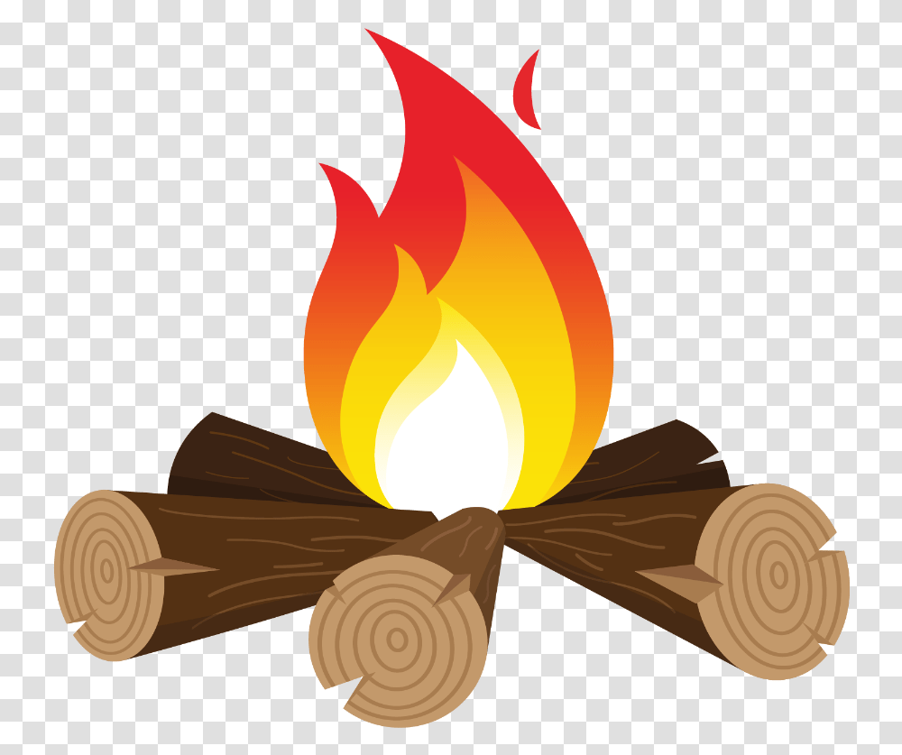 Firepit Cartoon Picture Of Campfire, Flame, Light, Torch, Flare Transparent Png