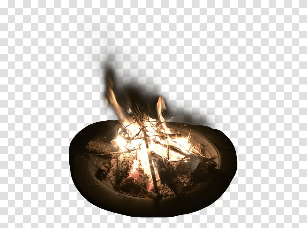 Firepit Freetoedit Flame, Bonfire Transparent Png