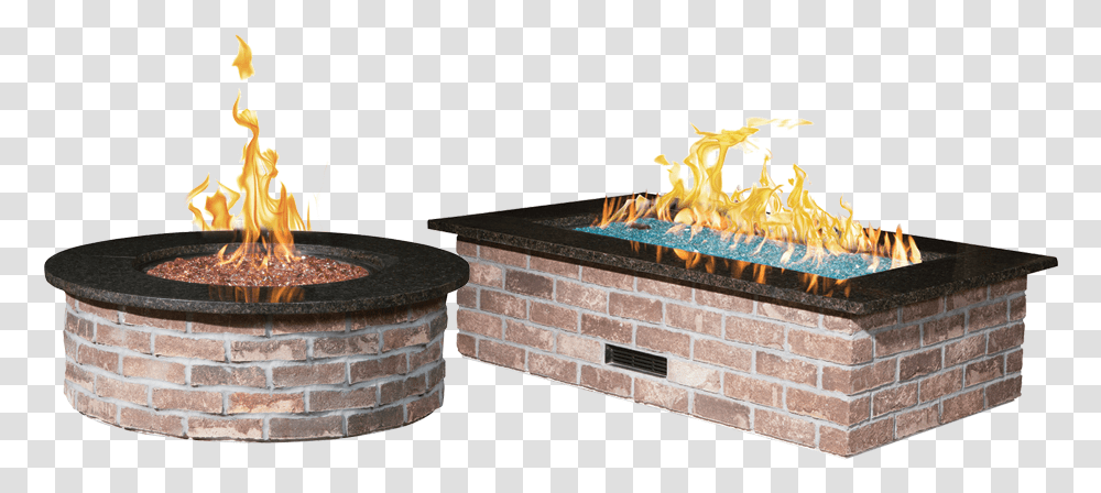 Fireplace Clipart Outdoor Fireplace Fire Pit, Brick, Indoors, Flame, Birthday Cake Transparent Png