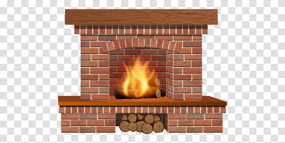 Fireplace Fireplace Clipart, Brick, Indoors, Hearth Transparent Png