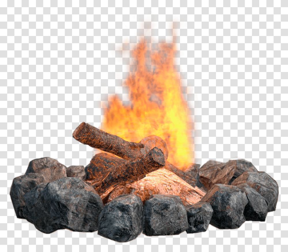 Fireplace, Flame, Bonfire Transparent Png
