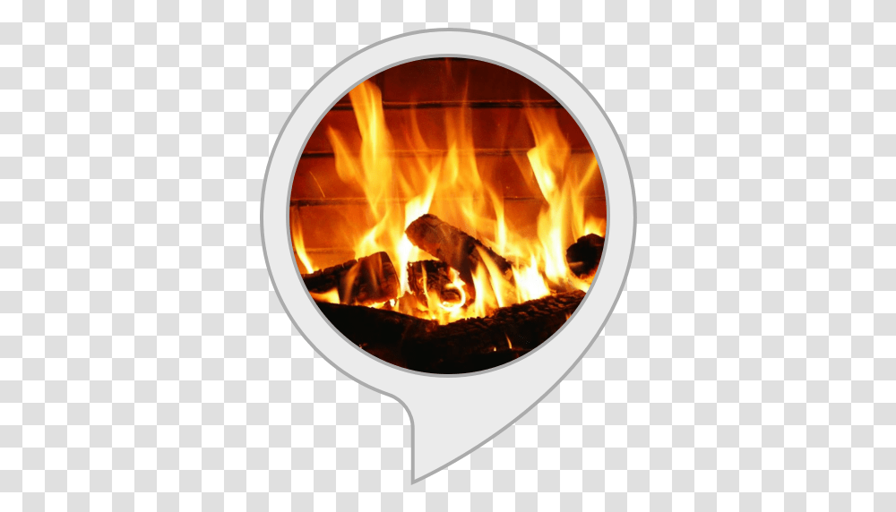 Fireplace For Echo Show Crackling Fireplace Screensaver, Bonfire, Flame, Indoors, Hearth Transparent Png