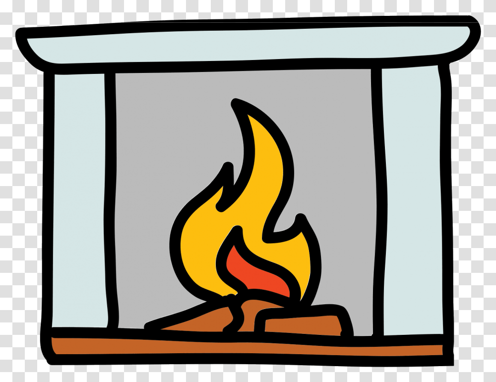 Fireplace Icon Clipart Download, Flame Transparent Png
