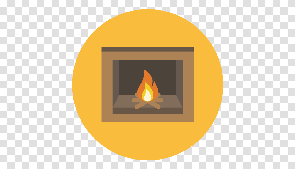 Fireplace Icon Flame Transparent Png