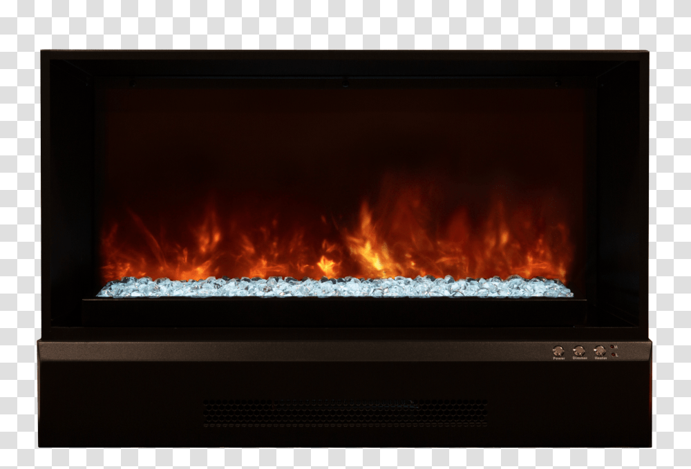 Fireplace, Indoors, Hearth, Screen, Electronics Transparent Png
